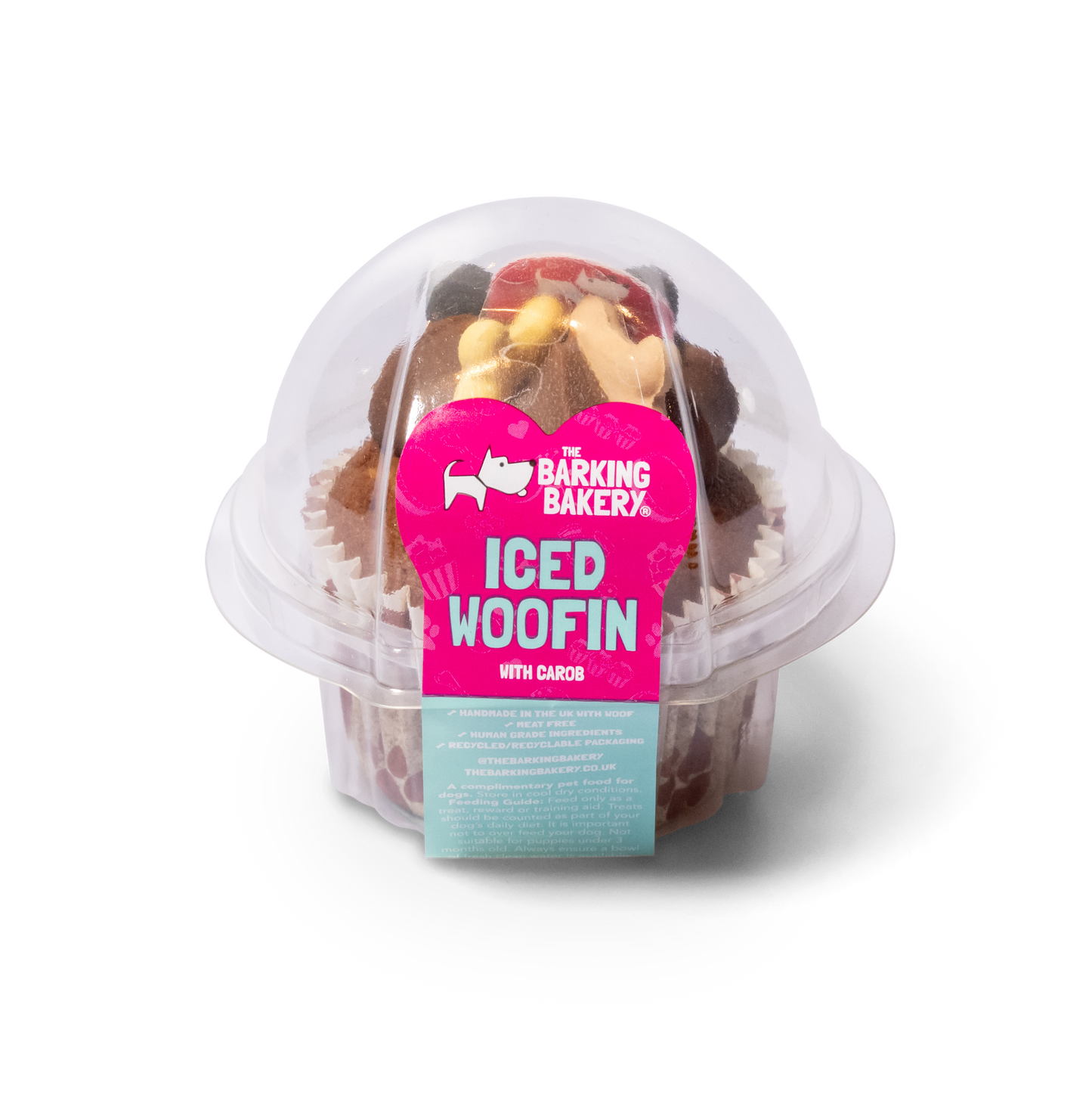 Carob Woofin with Carob Frosting (Dog Friendly Chocolate)