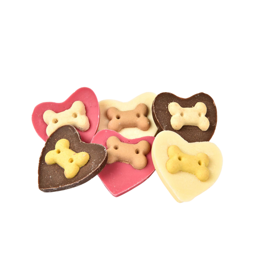 Yappy Woofmas Doggy Yoghurt Heart Shaped Drops