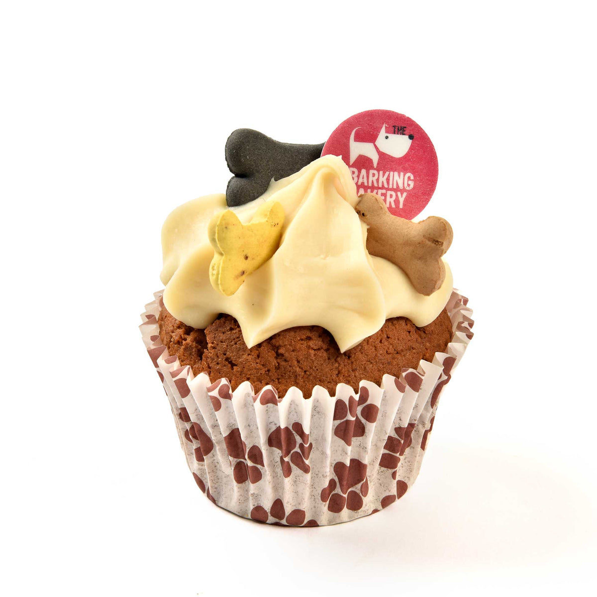 Vanilla Woofin with Vanilla Frosting Handmade in UK Dog Treats