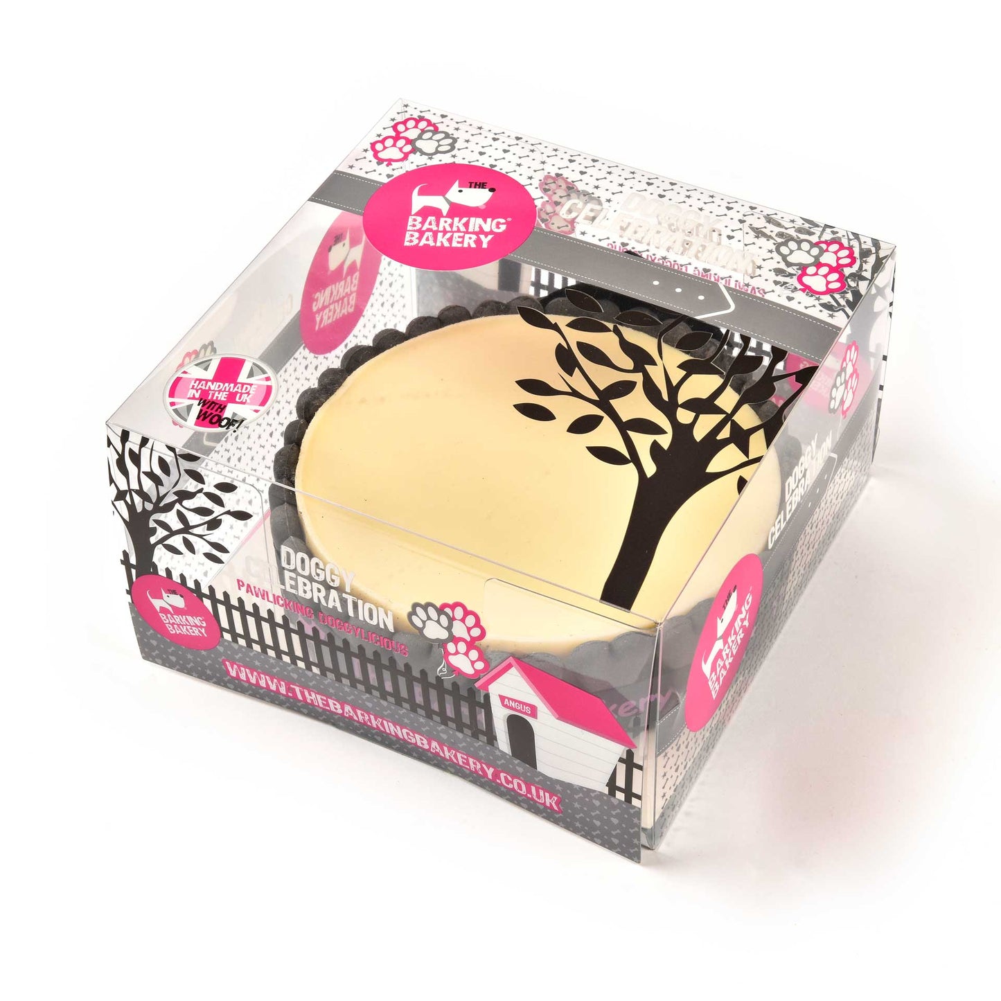 Vanilla Yoghurt Topped Pawty Cake for Dogs