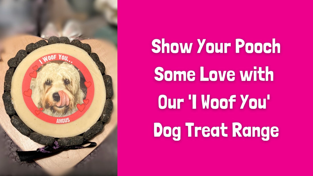 Show Your Pooch Some Love with Our 'I Woof You' Dog Treat Range