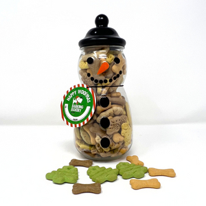 Snowman Biscuit Jar