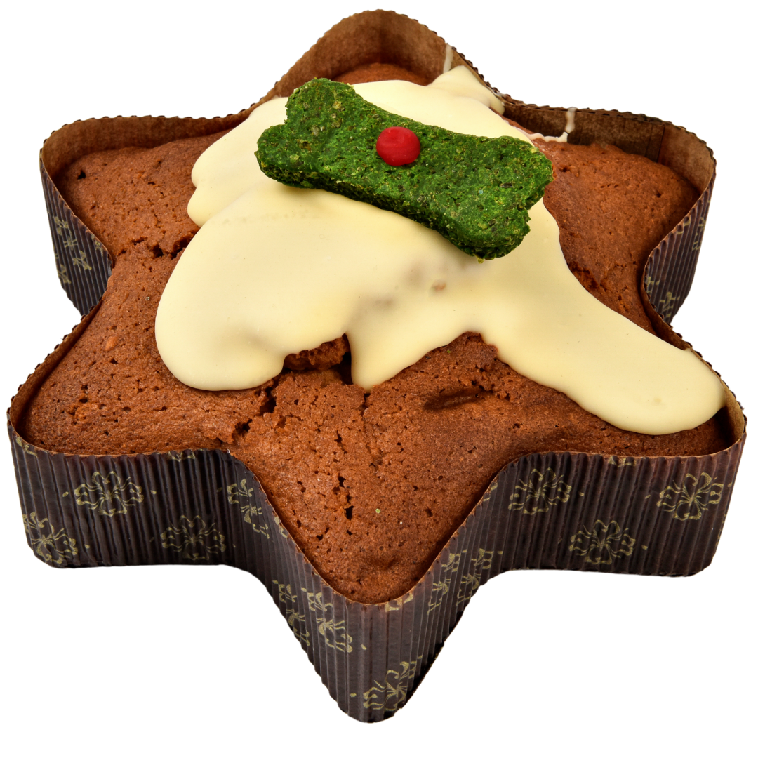 Yappy Woofmas Christmas Star Cake for Dogs