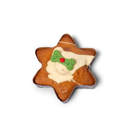 Yappy Woofmas Christmas Star Cake for Dogs