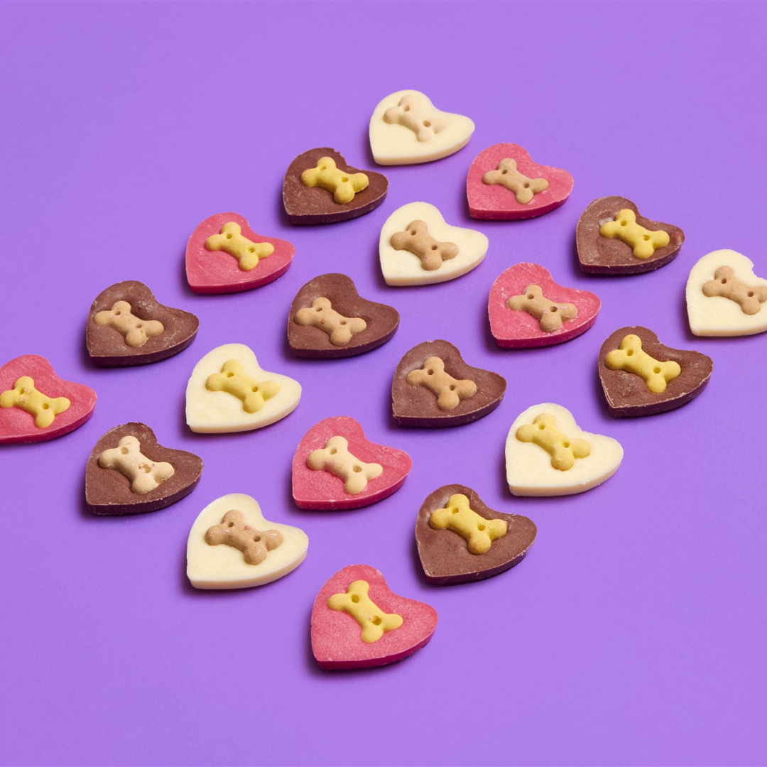 Doggy Yoghurt Heart Shaped Drops