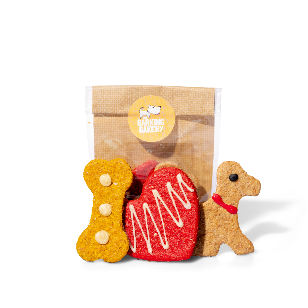 Heart, Dog and Bone Shaped Cheesy Biscuits