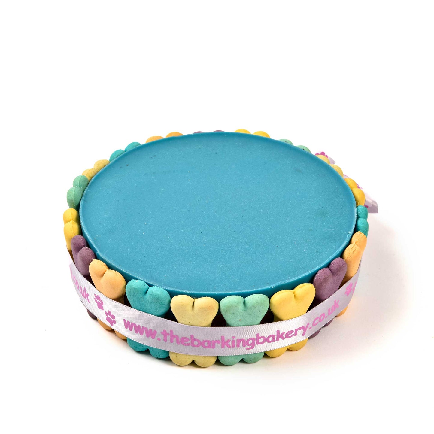 Blue Yoghurt Topped Pawty Cake for Dogs