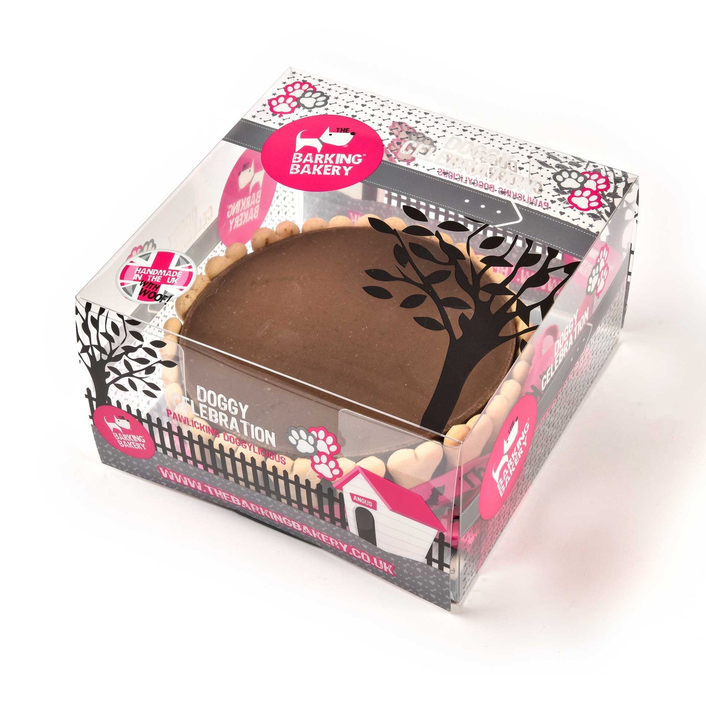 Carob Yoghurt Topped Pawty Cake for Dogs