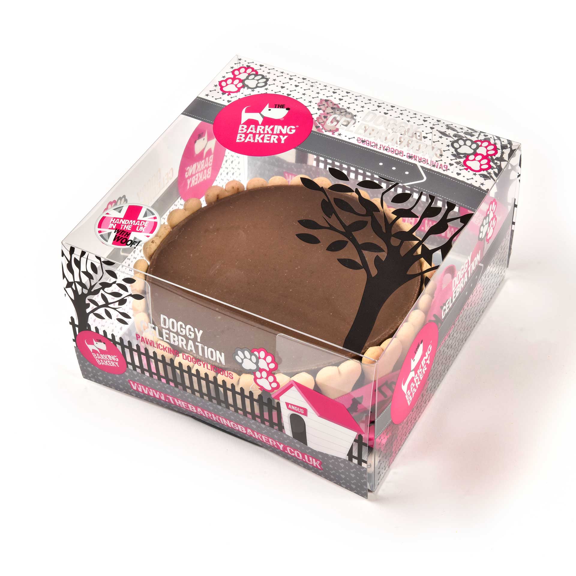 The Barking Bakery Carob Yoghurt Topped Pawty Cake