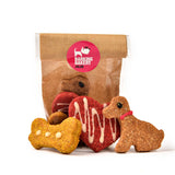 Heart, Dog and Bone Shaped Cheesey Biscuits