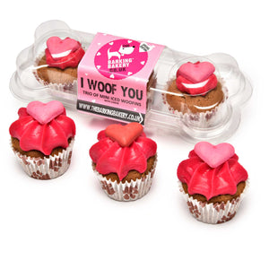 I Woof You... Valentines Mini Iced Trios