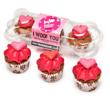 I Woof You... Valentines Mini Iced Trios