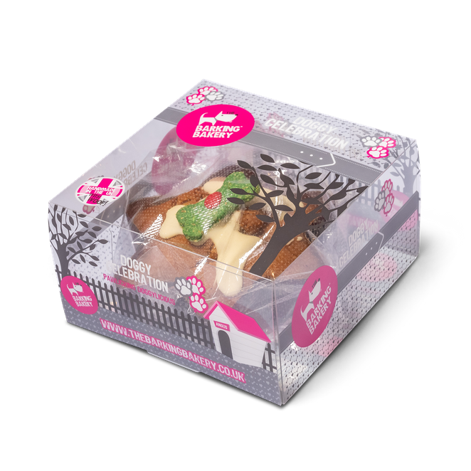 Yappy Woofmas Christmas Star Cake for Dogs