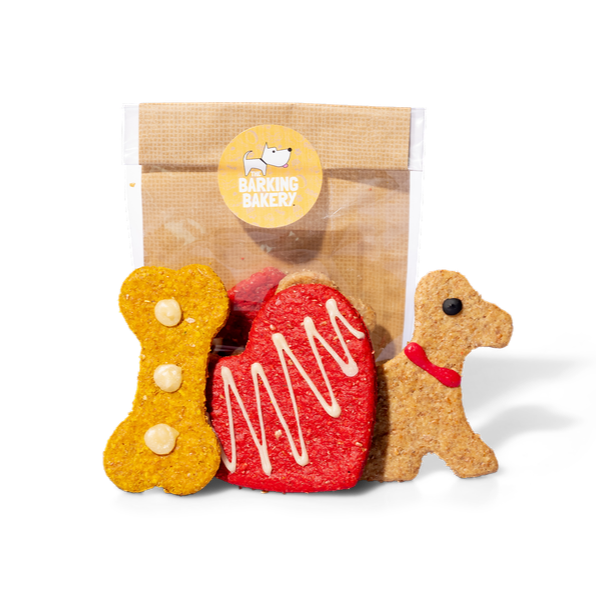 Heart, Dog and Bone Shaped Cheesy Biscuits