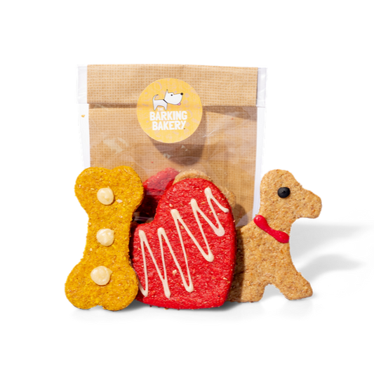 Heart, Dog and Bone Shaped Cheesy Biscuits