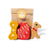 Heart, Dog and Bone Shaped Cheesy Biscuits