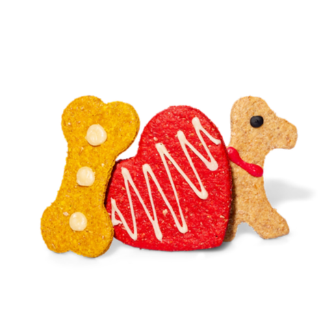 Heart, Dog and Bone Shaped Cheesy Biscuits