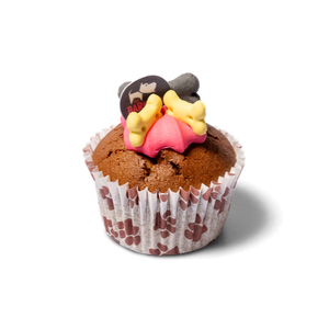 Carob Woofin with Pink Frosting (Dog Friendly Chocolate)