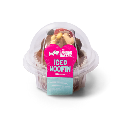 Carob Woofin with Carob Frosting (Dog Friendly Chocolate)