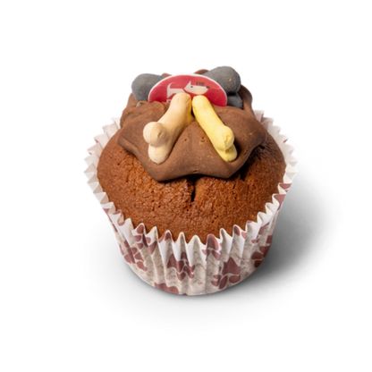 Carob Woofin with Carob Frosting (Dog Friendly Chocolate)