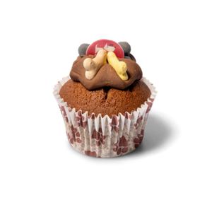 Carob Woofin with Carob Frosting (Dog Friendly Chocolate)