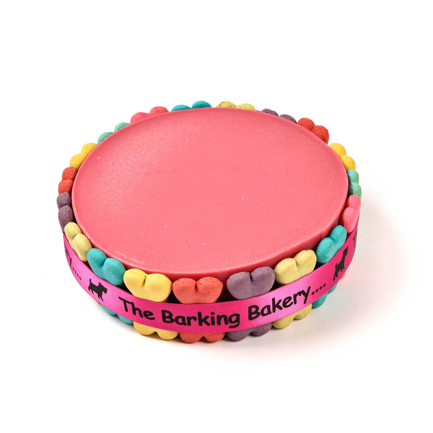 Pink Yoghurt Topped Pawty Cake