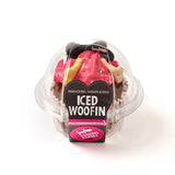 Vanilla Woofin with Pink Frosting