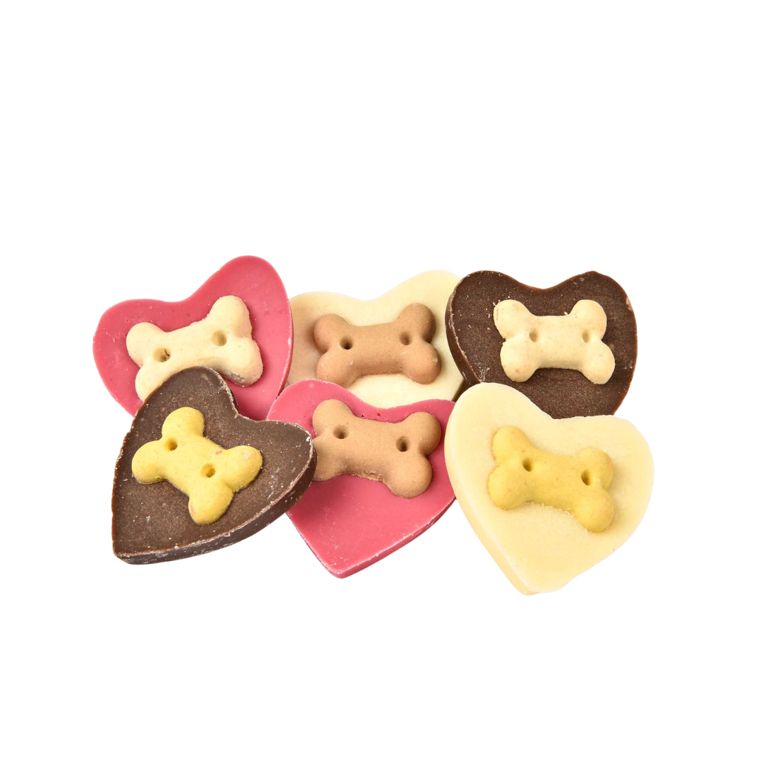 Yappy Woofmas Doggy Yoghurt Heart Shaped Drops