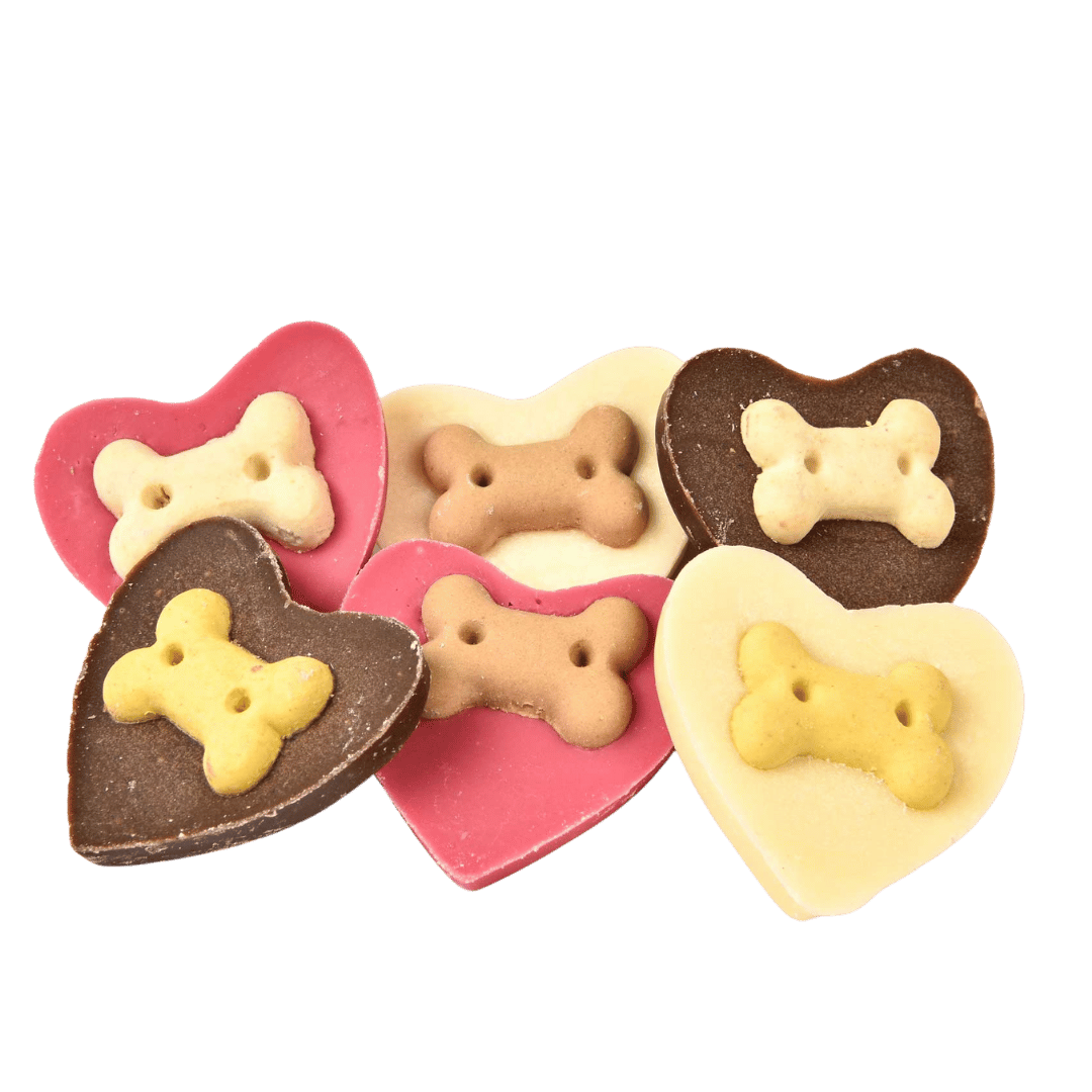 Doggy Yoghurt Heart Shaped Drops