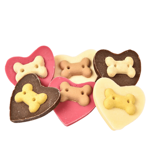 Doggy Yoghurt Heart Shaped Drops