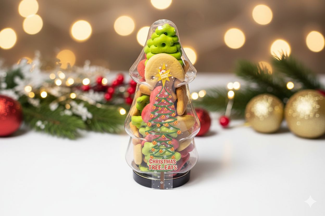 Christmas Biscuit Tree...eats! | Treats in Container